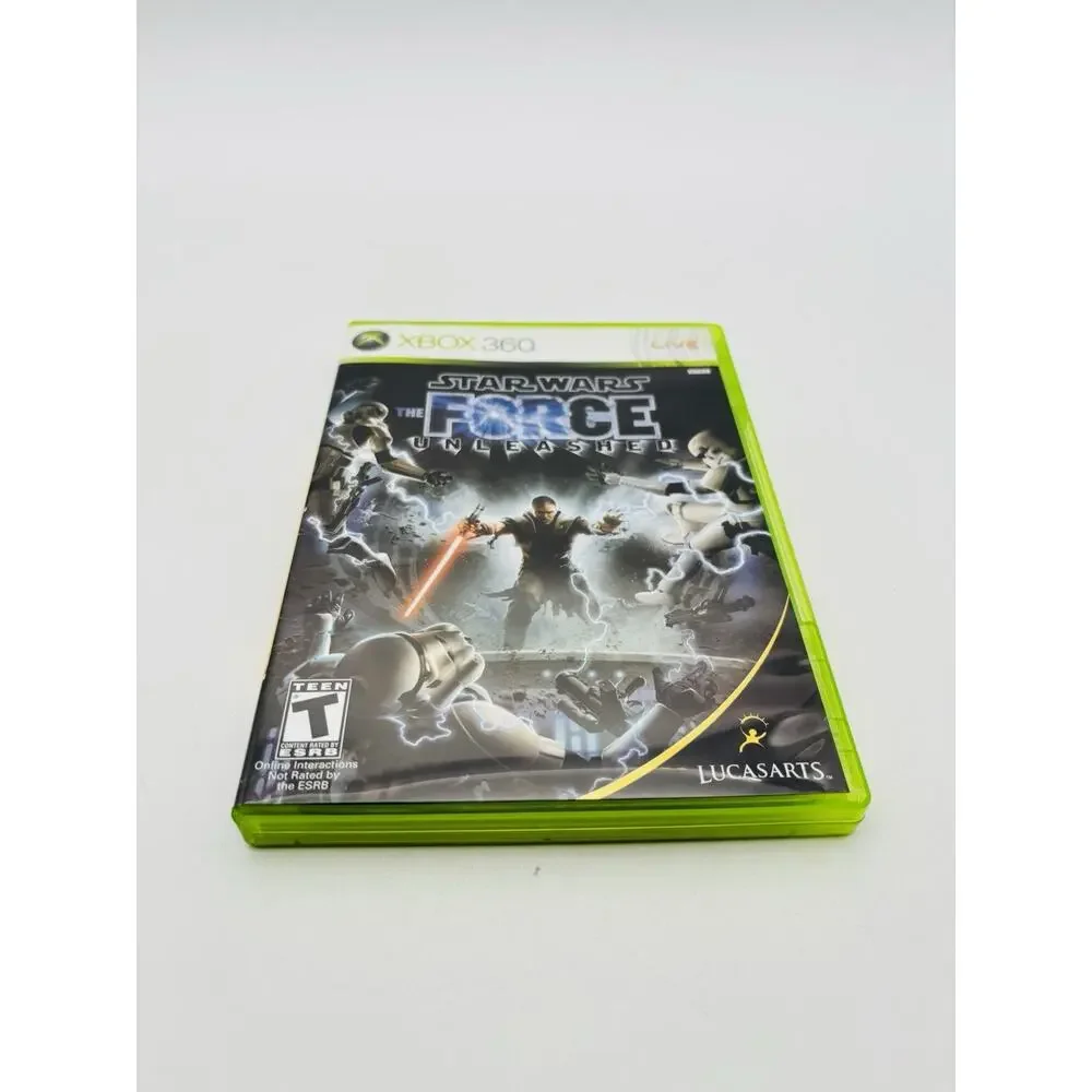 Star Wars: The Force Unleashed (Microsoft Xbox 360, 2008) CIB Complete / Tested